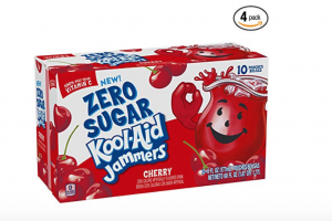 Kool-Aid Kool Aid Jammers Zero Sugar, Cherry, 10 Count 4-Pack Just $7.14 Shipped!