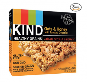 KIND Healthy Grains Bars, Oats & Honey with Toasted Coconut 15-Count Just $6.66!