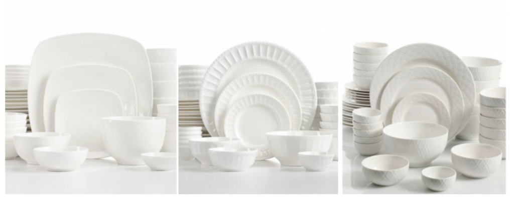 Gibson White Elements 42-Piece Dining Sets Just $39.99! (Reg. $120.00)