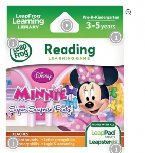 LeapFrog Explorer Disney Minnie’s Bow-tique Super Surprise Party Learning Game Just $12.52!