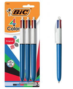 BIC 4-Color Ballpoint Pen Just $3.20 As Add-On!