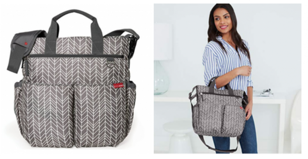 Skip Hop Messenger Diaper Bag With Matching Changing Pad Just $32.47!