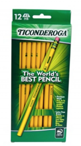 Dixon Ticonderoga #2 Pencils 12-Count Just $1.25! Dixon Ticonderoga #2 Pencils 12-Count Just $1.25!