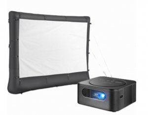 Insignia Premium Audio Projector & 96″ Inflatable Outdoor Projector Screen Package $299.98 Today Only!