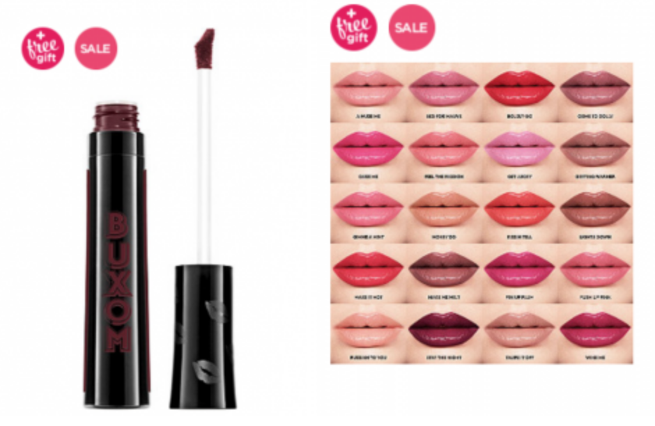 BUXOM Va-Va-PLUMP Shiny Liquid Lipstick Just $10.00 Today Only At Ulta! (Reg. $20.00)