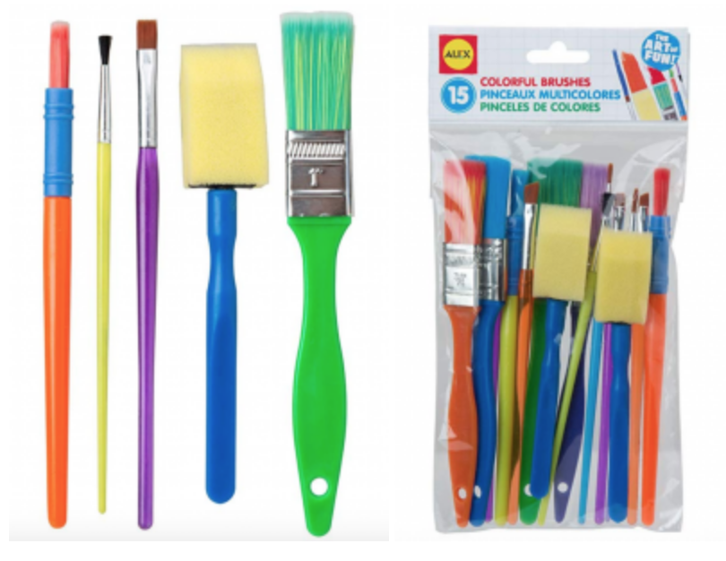 ALEX Toys Artist Studio 15 Colorful Brushes Just $5.99!