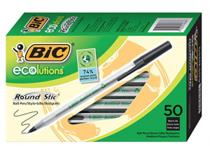 BIC Ecolutions Round Stic Ballpoint Pen 50-Count Just $4.94!