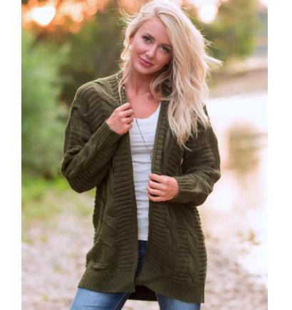 Adley Cable Knit Cardigan – Only $32.99!