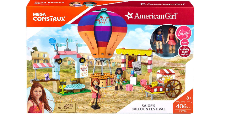 Mega Construx American Girl Saige’s Balloon Festival Construction Set Only $12.25! (Reg. $20)