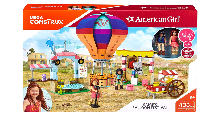 Mega Construx American Girl Saige’s Balloon Festival Construction Set Only $24.50! (Reg $41.99)