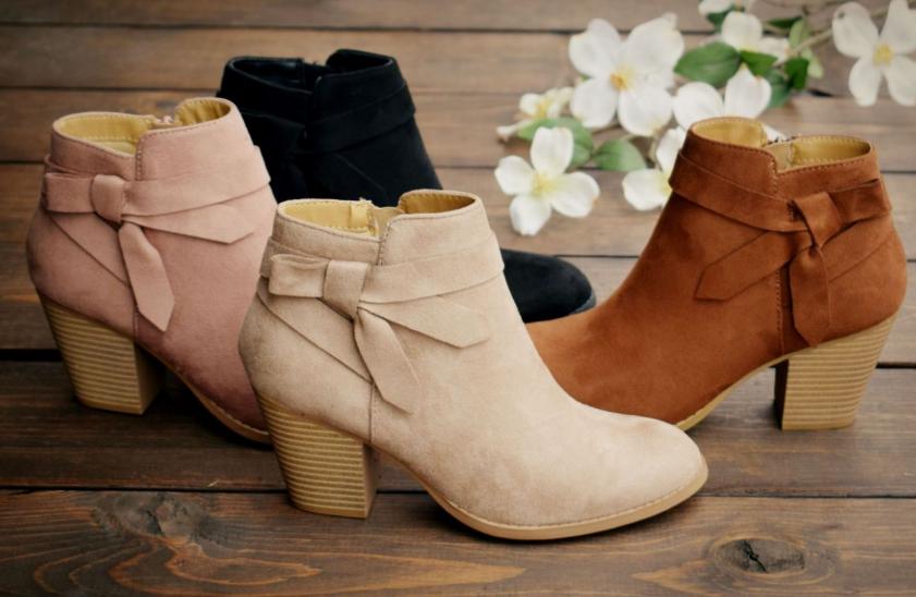 Elegant Bow Ankle Bootie – Only $29.99!