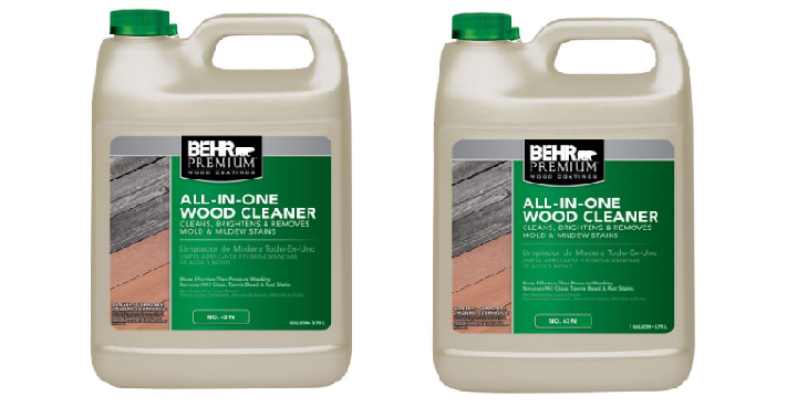 Get BEHR Premium 1-gal. All-In-One Wood Cleaner FREE After Mail in Rebate!