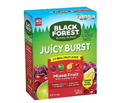 Black Forest Medley Juicy Center Fruit Snacks, 40 Count – Only $7.78!