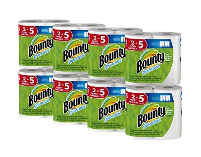 Bounty Quick-Size Paper Towels, 16 Family Rolls, White – Only $30 Shipped!