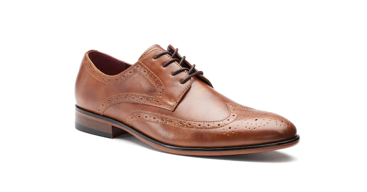 Kohl’s 30% Off! Earn Kohl’s Cash! Stack Codes! FREE Shipping! Apt. 9 Brewster Men’s Wingtip Dress Shoes – Just $20.99!