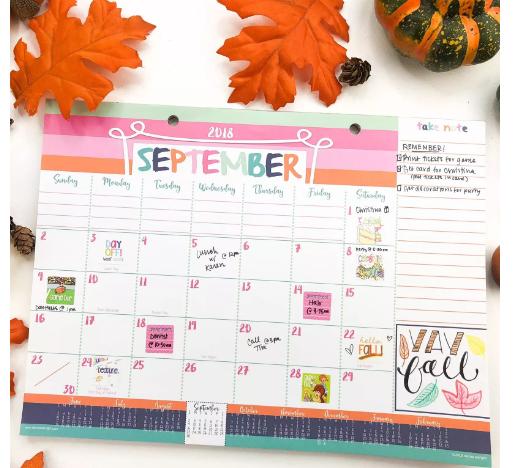 2018-2019 Month Desk Calendar – Only $8.95!