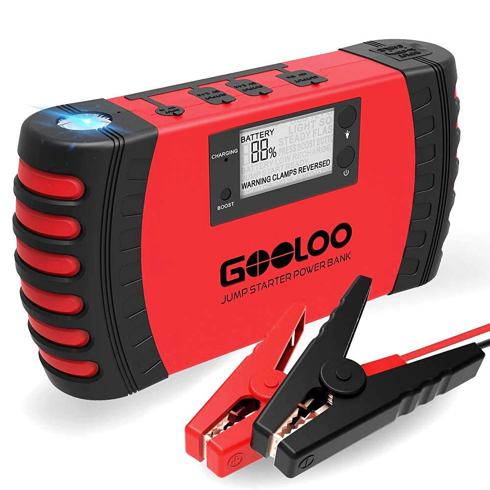 Car Jump Starter Portable Phone Charger Auto Battery Booster Power Pack Only $40.59 Shipped!