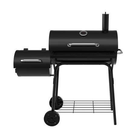 30 Inch Charcoal Barrel Grill with Side Smoker Only $79.99!