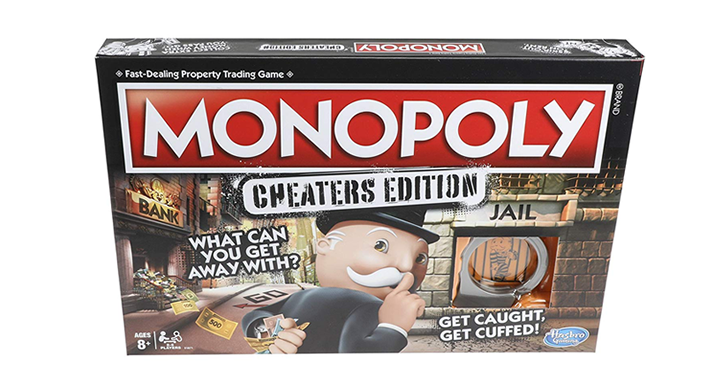 Hasbro Gaming Monopoly Cheaters Edition Family Game – Just $15.99!