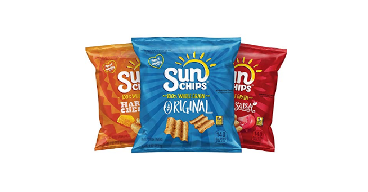 Sunchips Multigrain Chips Variety Pack, 40 Count Only $11.18 Shipped!