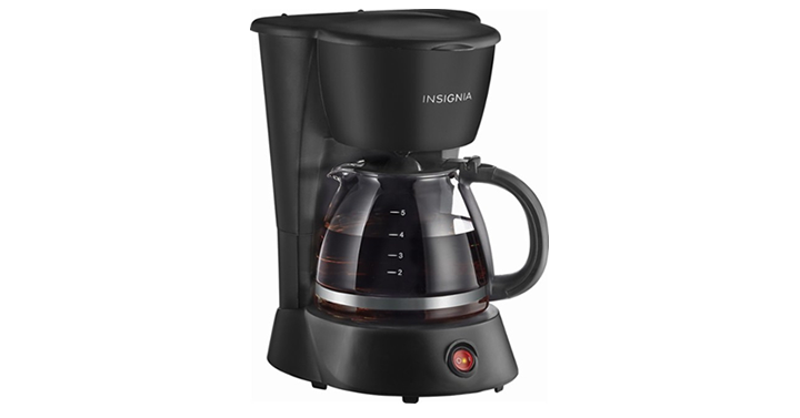 Insignia 5-Cup Coffeemaker – Just $9.99!