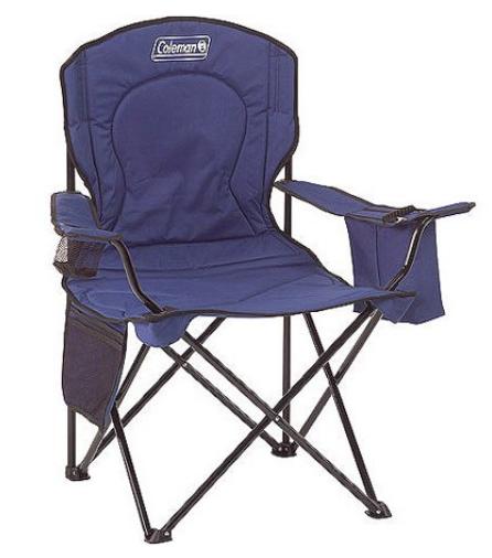 Coleman Oversized Quad Chair with Cooler Pouch – Only $15!