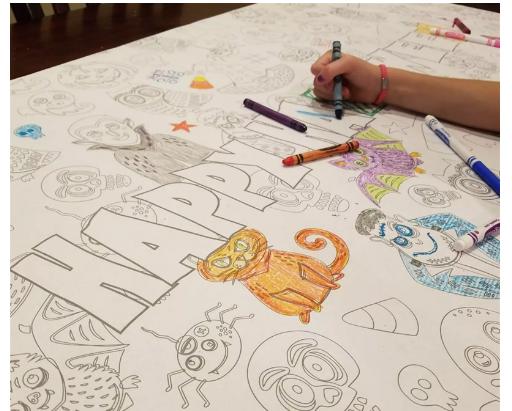 Large Table Top Coloring Banners – Only $5.99!