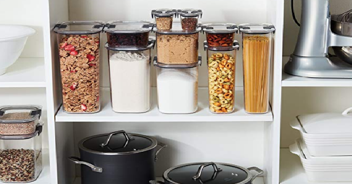 Rubbermaid Pantry Airtight Food Storage Container 10-Piece set with Lids Only $41.95 Shipped! (Reg. $51)