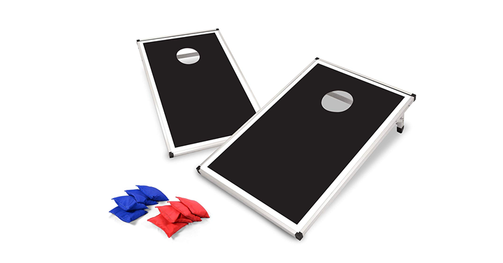 Backyard Champs 2′ x 3′ MDF Board with Aluminum Frame Cornhole Set – Just $59.99!