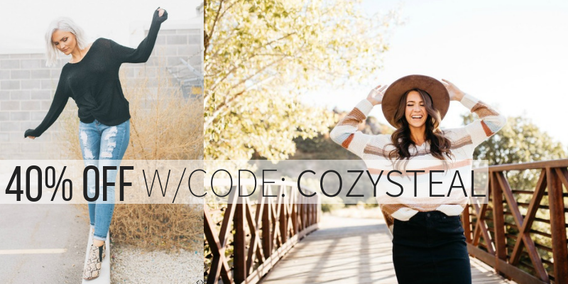 Style Steals at Cents of Style! Fun Fall Sweaters – 40% Off! FREE SHIPPING!