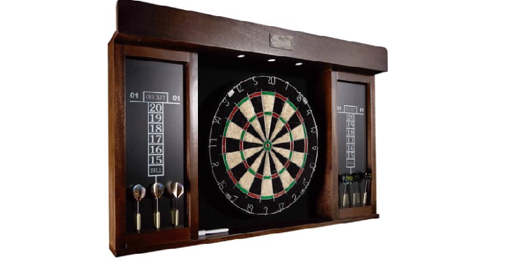 Barrington 40 Inch Dartboard Cabinet with LED Light Only $59.97 Shipped! (Reg. $120)