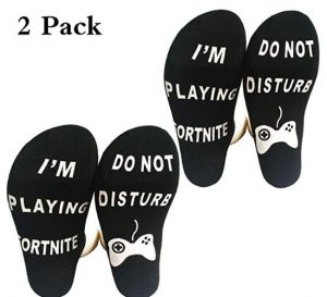 Do Not Disturb’ I’m Playing Fortnite’ Funny Ankle Socks $2.95!
