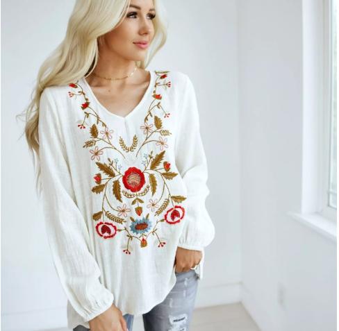 Embroidered Top – Only $27.99!
