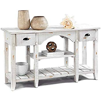 Progressive Furniture Willow Console Table (52x16x30) White Only $169.55 Shipped!