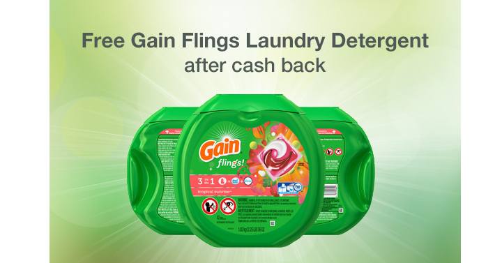 Check Out This Awesome Freebie! Get FREE Gain Flings from TopCashBack!