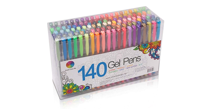 Smart Color Art 140 Colors Gel Pens Set – Just $16.99!