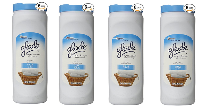 Glade Carpet & Room, Clean Linen, 32-Ounce (Pack of 6) Only $8.29 Shipped!