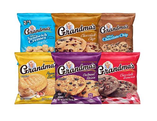 Grandma’s Cookies Variety Pack, 30 Count – Only $9.74!