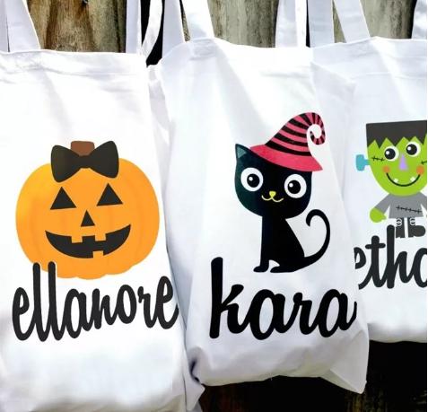 Personalized Halloween Totes – Only $8.49!