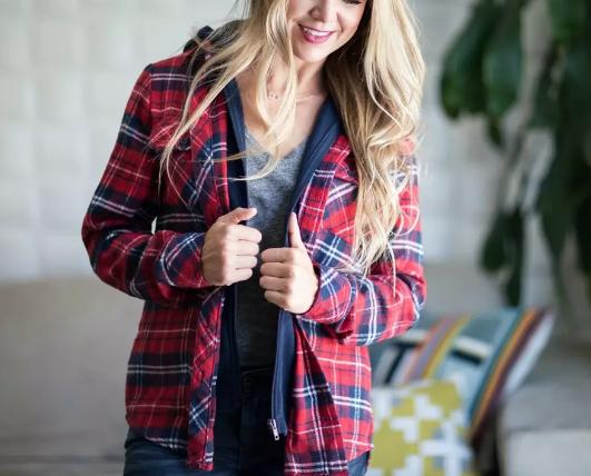 Hooded Plaid Shirts – Only $23.99!
