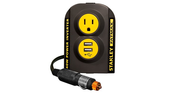 Stanley FatMax 140W Power Inverter with USB – Just $10.99!