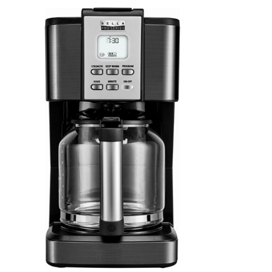 Bella – Black Stainless Steel Pro Series 14-Cup Coffee Maker for Only $34.99! (Reg. $60)