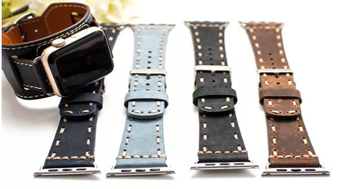 Leather Apple Watch Bands | 2 Styles Only $24.99! (Reg. $70)