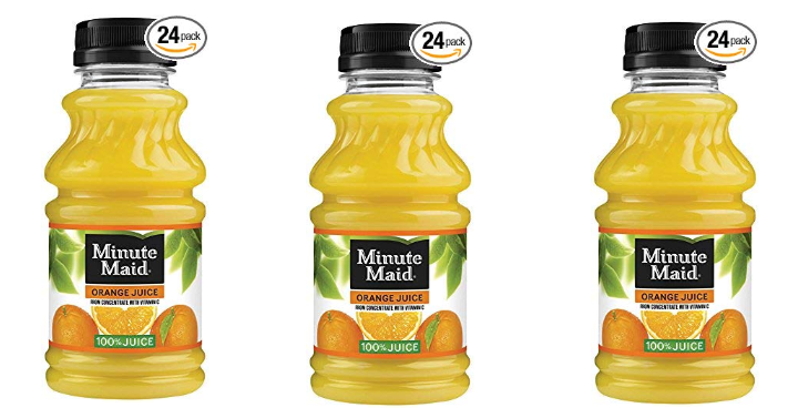 Minute Maid Orange Juice Drinks, 10 fl oz, 24 Pack Only $13.28 Shipped!