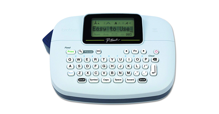 Brother P-touch, PTM95, Handy Label Maker, 9 Type Styles, 8 Deco Mode Patterns – Just $21.69!