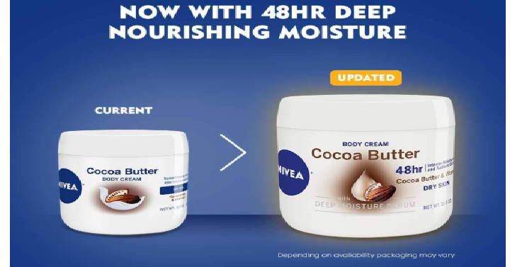 NIVEA Cocoa Butter Body Cream 15.5 oz  Only $3.79 Shipped!