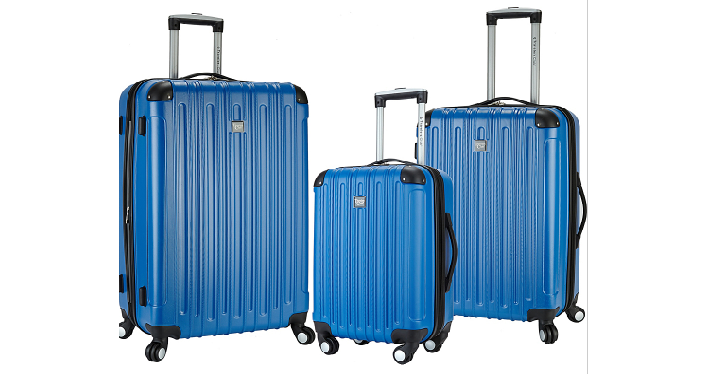 Travelers Club Luggage 3 Piece 2-in-1 Hardside Luggage Set Only $91.79 Shipped! (Reg. $300)