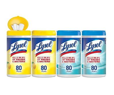 Lysol Disinfecting Wipes (Pack of 4) – Only $12.34!