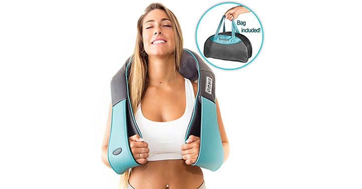 Shiatsu Back Neck and Shoulder Massager with Heat – Just $35.97!