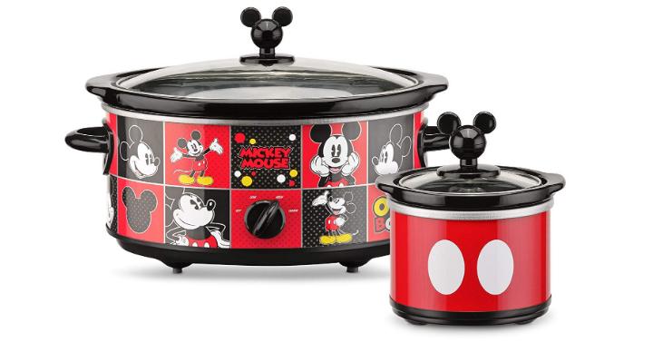 Disney Mickey Mouse Oval Slow Cooker with 20-Ounce Dipper – Only $33.73 Shipped!